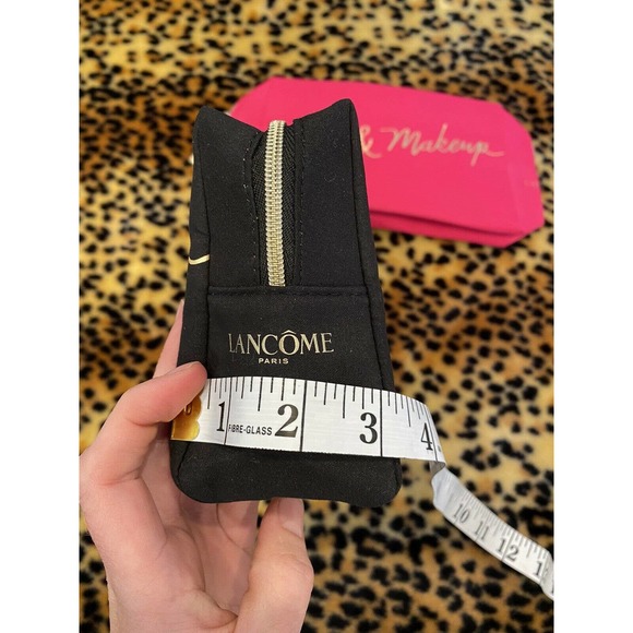 2X Lancome Makeup Bag Lash Wink Travel Bag Black - Picture 7 of 8
